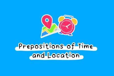 prepositions of time and locations